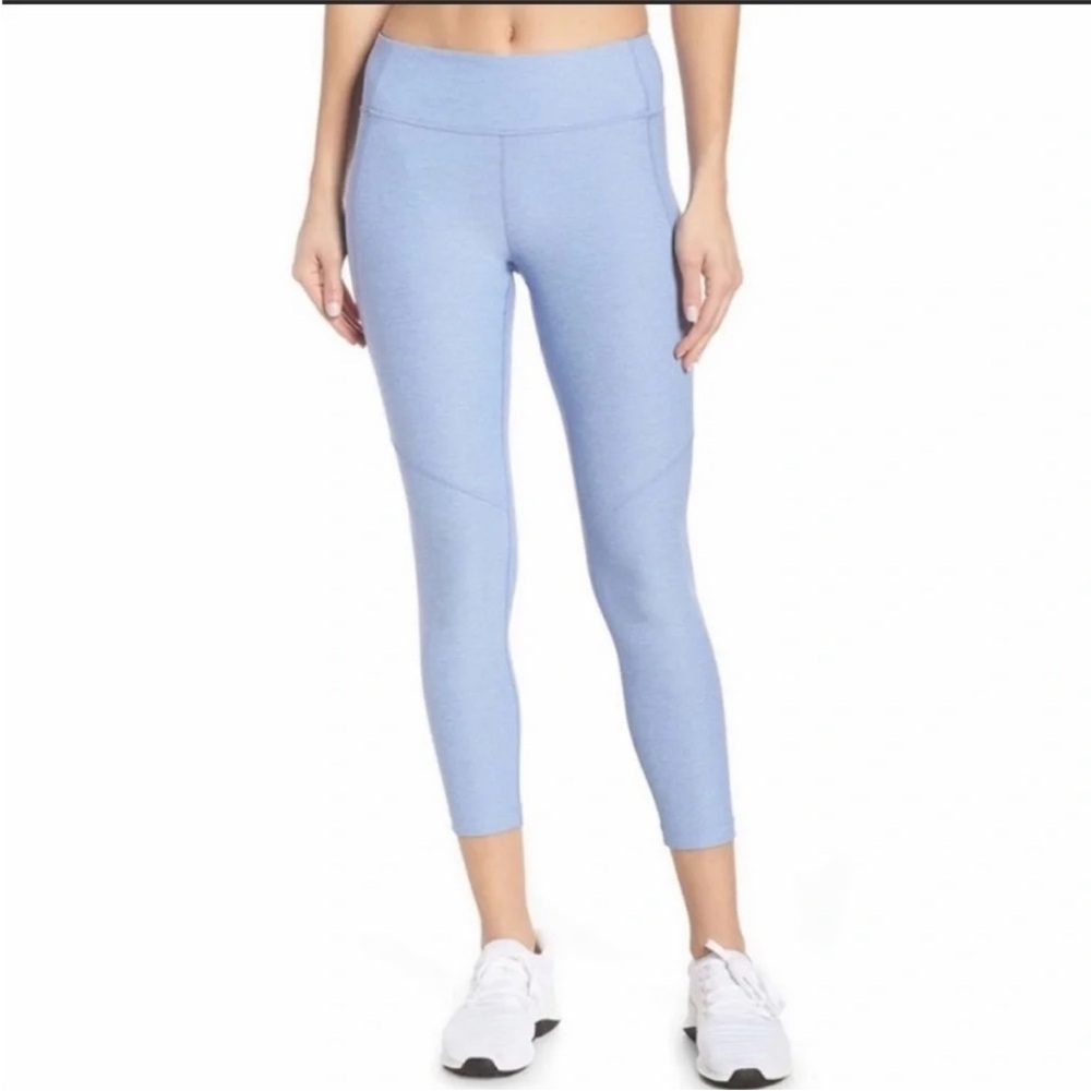 Outdoor Voices Warmup Compression Leggings Fitted Quartz Blue Women Size Small